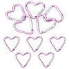 5Pcs Zinc Alloy Spring Gate Rings FIND-TA0009-73K-1