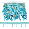 6 Yards Curtain Plastic Beaded Fringe Trim OCOR-PH0007-64A-1