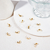 100Pcs Brass Bead Tips KK-BBC0009-06-4