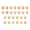 104Pcs 26 Style Unfinished Natural Wood European Beads WOOD-LS0001-03-2