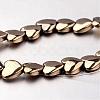 Electroplate Non-magnetic Synthetic Hematite Bead Strands G-F300-22B-06-1