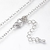 Glass Pendant Necklace NJEW-D281-B-13S-3