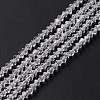 Clear Glass Bicone Beads Strands X-GLAA-S026-2mm-07-1