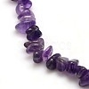 Natural Amethyst Chips Beads Strands G-P030-02-2