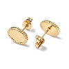 Ion Plating(IP) 304 Stainless Steel Stud Earring Findings STAS-F286-10G-2