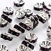 Brass Grade A Rhinestone Spacer Beads RB-A014-Z8mm-11S-1