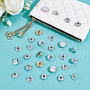 1Bag Brass Snap Buttons KK-GF0001-25P-4