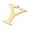 304 Stainless Steel Pendants STAS-C157-01G-Y-2