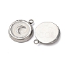 304 Stainless Steel Enamel Pendants STAS-P406-20P-2