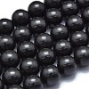 Natural Shungite Beads Strands G-M353-A04-10mm-1