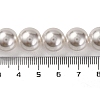 Baking Paint Pearlized Glass Pearl Round Bead Strands X-PEAR-H019-02E-04-5
