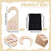 7Pcs MDF Closet Hanger Organizer AJEW-WH0752-034-3