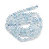 Natural Aquamarine Beads Strands G-K376-B04-02-3