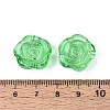 Baking Paint Transparent Glass Beads DGLA-N018-01D-3