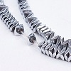 Electroplate Non-Magnetic Synthetic Hematite Strands G-F562-V02-3