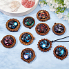 Glass Pendants WOOD-NB0001-63A-4