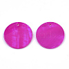 Natural Freshwater Shell Pendants SHEL-R022-01D-2