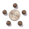 Alloy Rhinestone Beads RB-A034-10mm-A02G-2