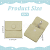 Microfiber Jewelry Flap Pouches ABAG-WH0038-44-2
