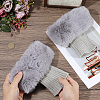 Acrylic Fiber Woolen Yarn Socks Leg Cover AJEW-WH20018-149C-3