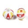 Handmade Porcelain European Beads PORC-S504-009-3