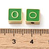 304 Stainless Steel Enamel Beads STAS-L022-293G-O-3