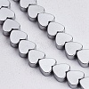 Non-magnetic Synthetic Hematite Beads Strands G-Q883-6x6mm-6-3