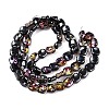 Electroplate Glass Beads Strands EGLA-N012-07Y-2