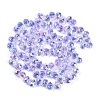 Electroplate Glass Beads Strands EGLA-D030-17V-4