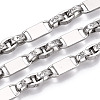 Alloy Irregularity Lock Link Chain LCHA-T001-14P-1