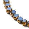 Electroplate Glass Beads Strands X-EGLA-P061-01A-08-3