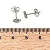 304 Stainless Steel Stud Earrings for Women EJEW-G459-01A-P-3