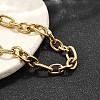 304 Stainless Steel Figaro Chains Bracelets for Men Women BJEW-R021-07G-3
