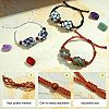12Pcs Adjustable Braided Nylon Cord Macrame Pouch Bracelet Making AJEW-SW00010-02-3
