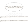 Anti-Tarnish Rhodium Plated 925 Sterling Silver Figaro Chains STER-F052-03P-2