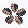 Resin & Walnut Wood Pendants X-RESI-S358-57-2