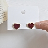 Golden Alloy Enamel Earrings for Women FS-WG85681-28-1