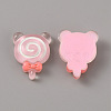 Opaque Resin Cabochons RESI-WH0035-03C-1