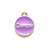 Alloy Enamel Pendants X-ENAM-S124-01A-01D-3