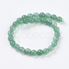 Natural Green Aventurine Beads Strands G-G099-6mm-17-2