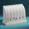 Velvet Necklace Organizer Display Stands PW-WG42274-06-1