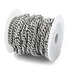 Tarnish Resistant 304 Stainless Steel Cuban Link Chains CHS-E030-04A-P-3