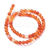 Natural Striped Agate/Banded Agate Beads Strands X-G-G582-8mm-62-2