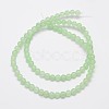 Natural & Dyed Malaysia Jade Bead Strands G-A146-4mm-A26-2
