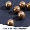 Brass Beads KK-NB0004-09B-4