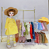Iron Doll Clothes Rack & Hangers DJEW-FH0001-16B-4