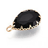 Transparent Glass Pendants KK-N283-02-G-3
