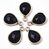 Synthetic Blue Goldstone Charms G-N326-50G-1