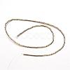 Electroplate Non-magnetic Synthetic Hematite Bead Strands G-F300-37B-06-2