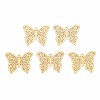 Rack Plating 201 Stainless Steel Filigree Pendants X-STAS-T057-32G-1